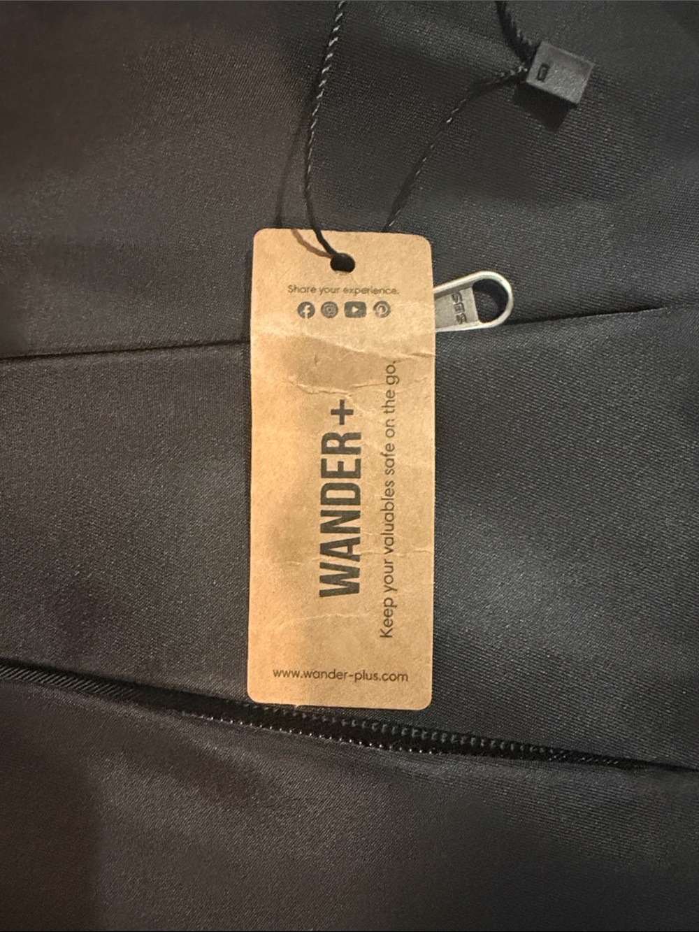 Wander Black Asymmetrical Crossbody Sling Bag NWT - Picture 2 of 6